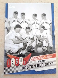 2020 Topps Serie 2 Decades Best Blue #DB-4 Teams Boston Red Sox - Photo 1 sur 2