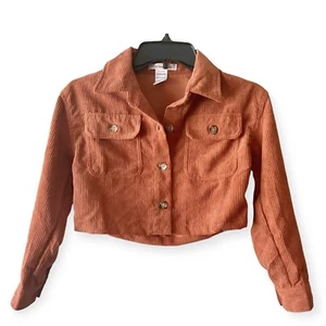 Love Squared Girls Cropped Corduroy Jacket Size 10 - Picture 1 of 6