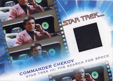 2007 RITTENHOUSE THE COMPLETE STAR TREK MOVIES COMMANDER CHEKOV MC13