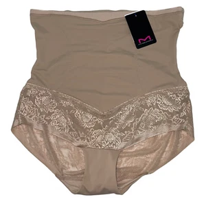 Maidenform Shaping Brief Plus Size High Waist Curvy Shapewear DM1023 Power Mesh - Picture 1 of 25
