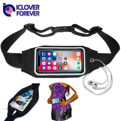 Sports Running Belt Fanny Pack Gym Waist Bag For iPhone 16 15 14 13 Pro Max Plus - Image 1 of 4