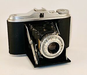 Agfa Isolette V - 1950s 6X6 120 Film Medium Format Folding Rangefinder Camera 