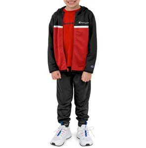 Champion Toddler Boys' Active Hoodie, Joggers & T-Shirt Set NWT 4T - Picture 1 of 4