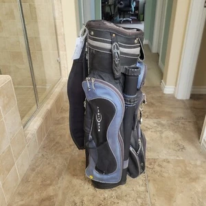 DATREK IDS CART GOLF BAG 14 WAY TOP, ZIPPERED POCKETS, PADDED STRAP Bud Light - Picture 1 of 16