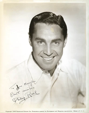 PHILLIP REED - INSCRIBED PHOTOGRAPH SIGNED Cover