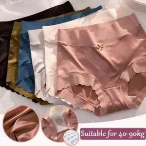 Womens Silky Satin Panties Seamless Sexy Underwear Briefs Lingeries - Picture 1 of 28