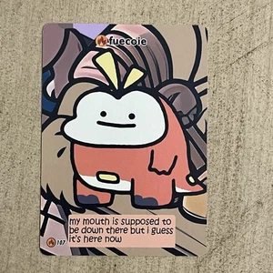 Fuecoie Pokiebubies V2 1. Edition Fan Art 107 Chef Ken Lee Pokemon Fuecoco - Bild 1 von 2