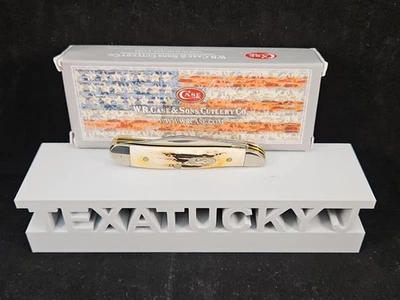 2016 Case XX 5220 SS Genuine Stag Peanut Pocket Knife - Image 1 of 4