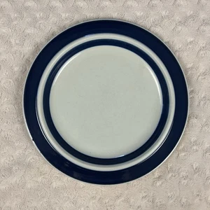 Plato de cena Arabia Finland anémona borde azul 10" - Imagen 1 de 10