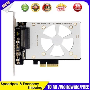 U.2 To PCIe Adapter Riser 4000MB/s Useful SFF-8639 PCIe Adapter for U.2 NVME SSD - Afbeelding 1 van 10