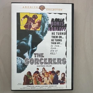The Sorcerers 1967 DVD – Karloff – Classic Horror – Warner Archive LIKE NEW! - Foto 1 di 3
