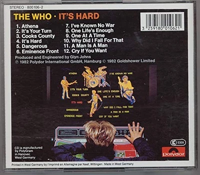 It's hard (1982) -  CD YZVG The Cheap Fast Free Post - Bild 1 von 2