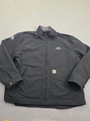 Carhartt Super Dux Jacket Mens XL Black Full Zip Water Resistant Workwear - Image 1 of 4