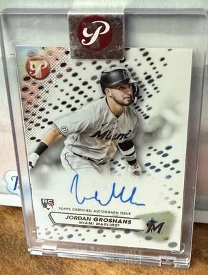 2023 Topps Pristine - Pristine Autographs Jordan Groshans #PA-JG (AU, RC) - Image 1 of 2