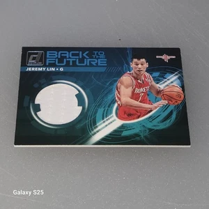 Damaged 2017-18 Panini Donruss Back to the Future Materials Jersey Jeremy Lin - Bild 1 von 3