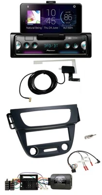 Pioneer DAB Bluetooth Lenkrad USB Autoradio für Renault Megane III 09-12 schwarz - Bild 1 von 4