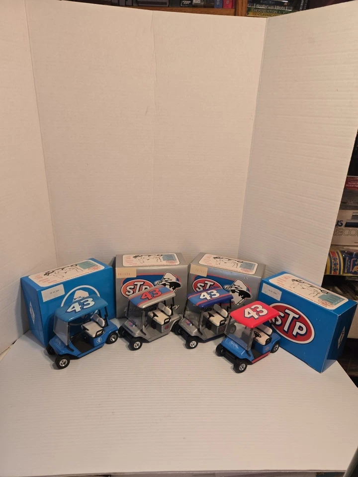 GMP Richard Petty STP Golf Cart 1:16 Bank Key- Set Of 4 - /505 /600 /900 /2004 - Image 1 of 4