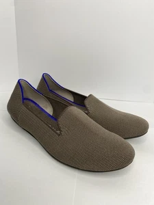 Rothy's The Loafer Gray Fabric Round Toe Knit Flats Shoes Women Size 6.5 - Picture 1 of 7