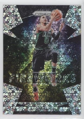 2018-19 Panini Prizm Fireworks Fast Break Prizm Jayson Tatum #26 - Image 1 of 2