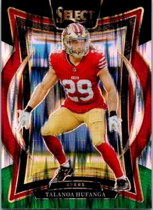 2024 Panini Select #46 Talanoa Hufanga Black & Green Prizm Shock - Picture 1 of 2