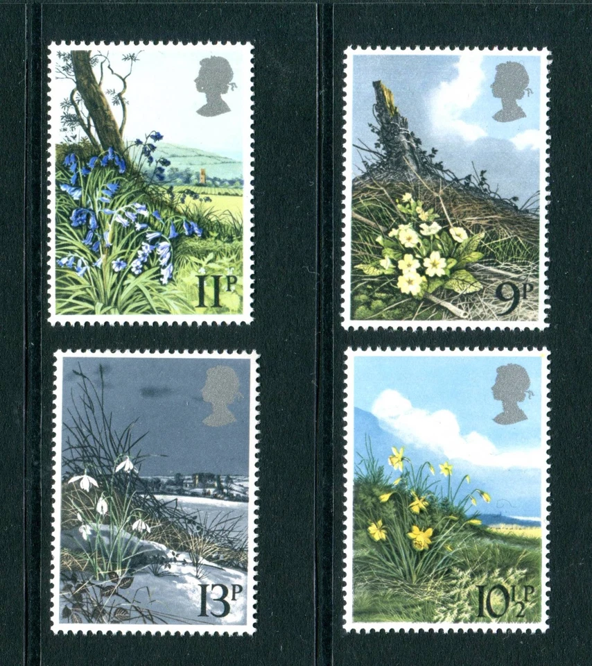 1979 GB Spring Wild Flowers U/M. SG 1079-1082 - Image 1 of 1