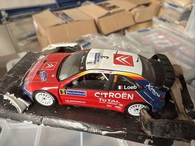 CITROEN XSARA WRC TOUR DE CORSE S.LOEB SOLIDO 1/18  2004 9054 Tatty Paint No Box - Image 1 of 4