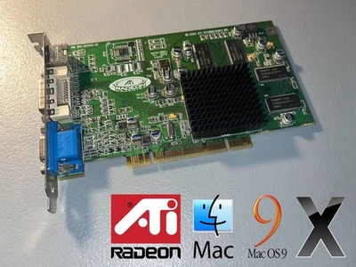  ATI Radeon 7000 32MB PCI DVI-I VGA TV-OUT Apple Macintosh Graphics Video Card - Image 1 of 4