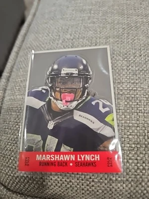 2013 Topps Archives 1968 Stand-Up Marshawn Lynch#68SU-JB Seatle Seahawks - Image 1 of 2