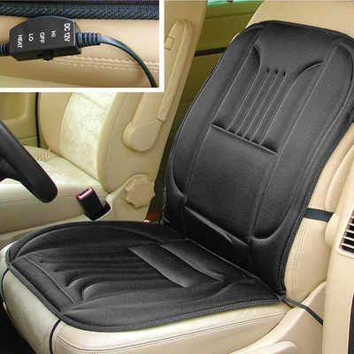 1/2 PCS Fast Heating Car Heated Seat Cover Heater Cushion Warmer Pad Warm Winter - Image 1 of 4