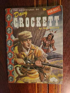 ADVENTURES OF DAVY CROCKETT TRIPLE NICKEL BOOKS FOR BOYS 1955 DIGEST SIZED - Picture 1 of 3