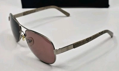 Gafas de sol TORY BURCH TY6010 103/13 plateadas piel de serpiente 57 14 135 SOLO MARCOS Foto 1 de 4