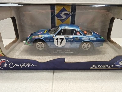Solido Alpine Renault A110 1600S 17 Darniche Rally MonteCarlo 1972 1/18 S1804206 - Photo 1/4