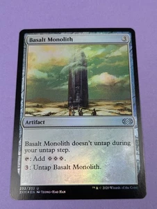 MTG Magic: Double Masters: Basalt Monolith Foil #232/332 Uncommon - NM - Picture 1 of 3