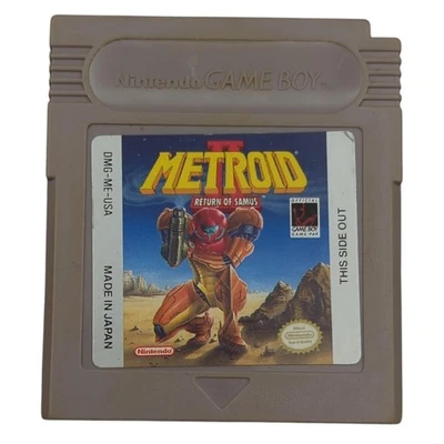 Metroid II: Return of Samus Nintendo Game Boy Cartridge Tested Working Saves - Image 1 of 3