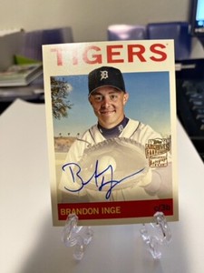 Brandon Inge 2023 Topps Archives 1964 Retro On Card Auto  Tigers