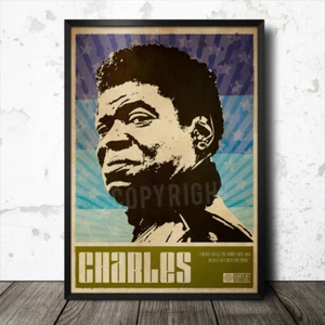Charles Bradley Art Poster Music Soul Funk James Brown - Picture 1 of 1