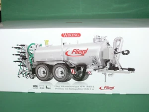 Wiking -Fliegl VFW 18000 L Profiline mit Güllegrubber GUG 6 m -1/32- 077338-Neu- - Bild 1 von 3