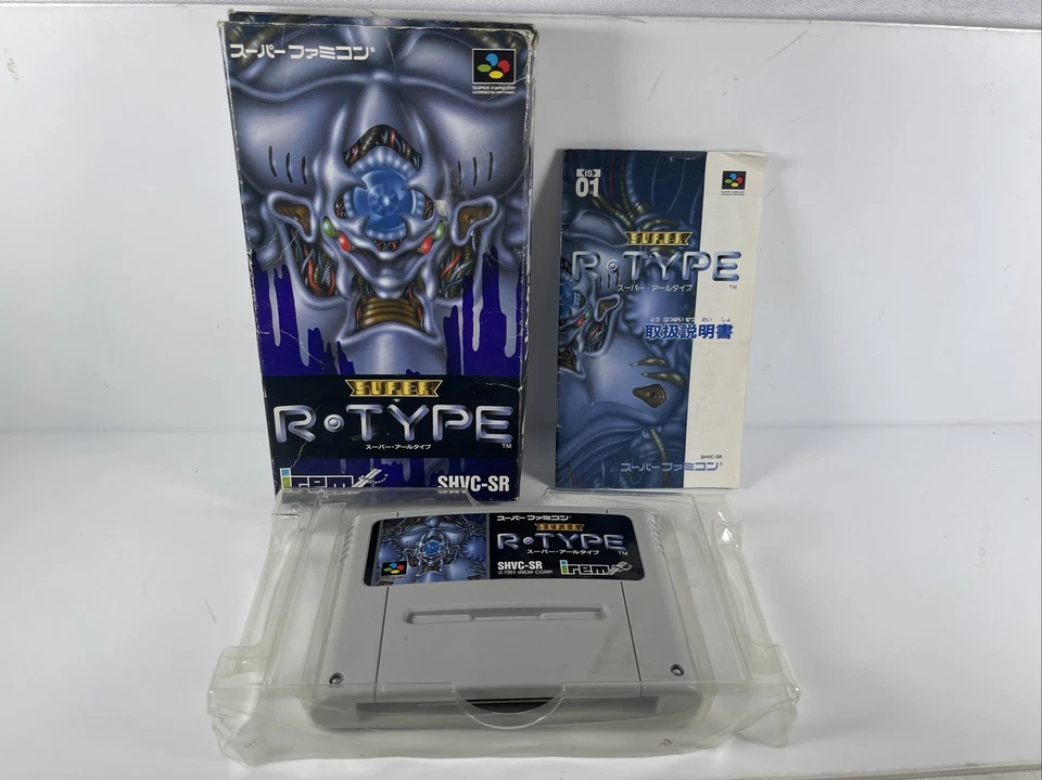 Super R-Type Super Famicom SFC Japan import Boxed + Manual UK Seller - Image 1 of 4