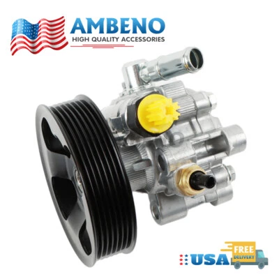 For 2005-12 Lexus ES350 Toyota Avalon Camry 3.5L V6 Power Steering Pump w/Pulley — 第 1/4 张图片