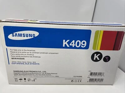 Genuine Samsung CLP315/310 CLX3175/3170  CLT-K409S C409 Black Toner - Image 1 of 2