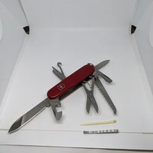 Victorinox Swiss Army Multi-Tool Fieldmaster Pocket Knife 15-in-1 Swiss Made Red - Picture 1 of 12