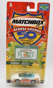 Matchbox Superfast Across America Florida Chevrolet Camaro SS Convertible white - Picture 1 of 1