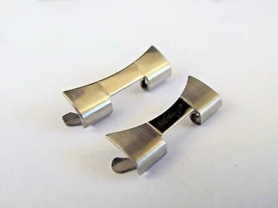 EW2009 terminali finali curvi x bracciali oyster rlx, tdr, bm, znt, misure 18 20 22 mm