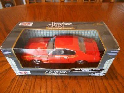 АМЕРИКАНСКАЯ КЛАССИКА MOTOR MAX ~ 1969 PONTIAC GTO «СУДЬЯ» ~ МАСШТАБ 1:24 - Изображение 1 из 4