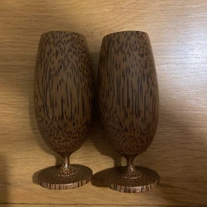 Coconut wood Goblets cups - Picture 1 of 4