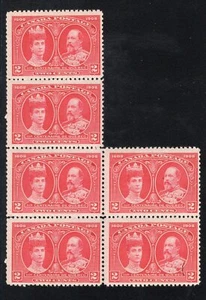 1908 Canada. UNI/SC#98. SG#190. Mint, Never Hinged, FVF. Block - Picture 1 of 2