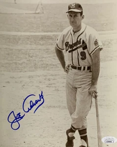 Milw Braves JOE ADCOCK (d) Signed 8x10 Photo #2 AUTO - '57 WS Champ - JSA - Picture 1 of 1