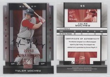 2008 Donruss Elite Extra Edition Status Red Die-Cuts /50 Tyler Yockey #95 Auto