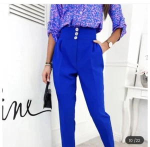 straight pants women high waisted pants - Picture 1 of 3
