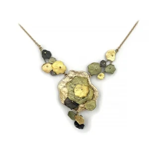 MICHAEL MICHAUD NASTURTIUM 16" ADJUSTABLE ADJUSTABLE PENDANT 9438 BZ - Picture 1 of 1